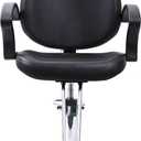 Hair Beauty Salon Equipment Black Hydraulic Barber Styling Chair