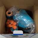 9 EagleStone Movable Dinosaur Shooting Toys for Boys Electronic Target Practice with 2 Air Pump Guns, LCD Score Tracker, Sound Effects & 48 Foam Balls, for Kids 5-9 