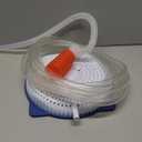 Pool Cover Pump Siphon, Automatic Above Ground Pool Water Pump, White, Round, Plastic, Siphon Mechanism, Effortless Pool Drainage