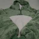 OLAOLA Wearable Blanket Hoodie for Adults - Oversized Animal Hooded Blanket - Soft Warm Cozy Sherpa Fleece Sweatshirt