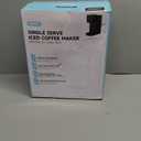 Single Serve Coffee Maker for K Cup, Ground and Tea Leaves, Hot and Iced Coffee Machines with Bold Setting, 6 to 16 Oz Brew Sizes, Compact for Small Spaces, Black (2.0 Version)