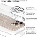 2 x Diverbox for iPhone 16 Pro Max Case [Shockproof] [Dropproof] [Tempered Glass Screen Protector + Camera Protectors] Heavy Duty Protection Phone Case Cover for Apple iPhone 16 Pro Max (Clear)