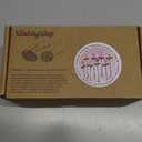 WaldyWop Crochet Kit for Beginners - 8 Flower Bookmarks Knitting Kit w/Step-by-Step Video Tutorials & Soft Yarn, Hook - Wobbles DIY Art Craft Kit for Adults, Birthday Gifts for Women Teen