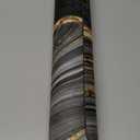 Bathroom Rug,Black Gold Marble Bath Rug,Home Decor Non-Slip Floor Mat,Mud Mat for Indoor and Outdoor,17.5X42Inch