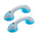 2Pcs Suction Grab Bars for Shower, Safety Handle Support for Bathroom (2, Green, 12in)