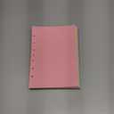 Mini Binder 5 Colorful Line Paper for 3 or 7 Ring Binders - 100 Sheets/200 Pages Loose Leaf Paper Line Refills, Per Color 20 Sheets, Desk Size 4, 5.8" x 8.5"