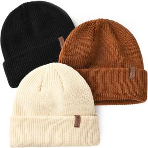 FURTALK Toddler Beanie Baby Boys Girls Beanies Kids Winter Hats Children Knit Warm Caps (6-36 Months, Caramel Mixed)