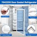 Upgraded 7042255 Refrigerator Door Gasket Replacement for Subzero | Fit 532 590 632 690 695-2, 67″×27.5″ 7010573 Fridge Gasket Replace 7010584 3211080 7010571 3212110 Freezer Seal
