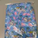 Demoking Hawaiian Shirts for Men Flamingo Coconut Palm Print Short Sleeve Button Down Summer Casual Shirt XL (Blue, XL)