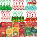 JOYIN 48 PCS Christmas Pop Fidget Toys with Cards, Xmas Pop Game, Party Favors for Kids, Christmas Stocking Stuffers, Goodies Bag Fillers for Children Adults Anxiety Stress Reliever Office Desk