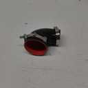 90 Degree Elbow Coupler Silicone Hose 4-Ply 4-inch, Length 120mm Thickness 5mm with T-Bolt Clamp, Replace for Turbo Intercooler Intake Piping