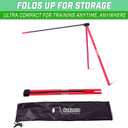 GoSports Football Kicking Tee Metal Place Kicking Stand for Field Goal Kicks - Portable Holder Compatible with All Football Sizes