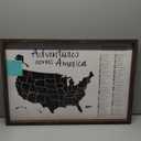 Adventures across America map Art