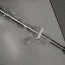 BRIOFOX Industrial Shower Curtain Rod - Never Rust Non-Slip 27-43 Inch 304 Stainless Steel, Brushed Nickel