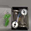 Door Stopper, 2 Pack Magnetic Door Stop, Soft-Catch Magnetic Door Catch, Door Hold Open, Stainless Steel, Brushed Satin Nickel Chrome, Hold Your Door Open Softly, Wall Mount, 2 Pack for Wide Doors