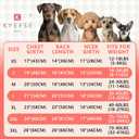 KYEESE Dog Sweater for Large Dogs with Leash Hole Warm Pullover with Reflective Yarn Male Thick Stretchy Knitwear Winter Soft Pet Coat boy Cold Weather Comfy Dog Sweaters,Red,XXX-Large