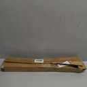 Black Curtain Rods for Windows 36"- 48", Decorative Drapery Rod Adjustable by Splicing, 5/8 inch Small Curtain Rod for Bedroom, Living Room, Kitchen and Outdoors