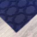 Garland Rug Garden Trellis 6 ft. x 6 ft. Square Indoor/Outdoor Area Rug Outdoor Waterproof Rug for Patio, Camping Rugs, RV, Porch, Deck, Camper, Balcony, Backyard for High-Traffic Areas, Navy Blue