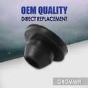 385-232316B Windshield Washer Pump (Rear) w/Grommet - Compatible with Chevrolet (Chevy), Buick, GMC, Cadillac, Pontiac - Replaces OEM #: 89001126, 22127573, 22087136, 22054177