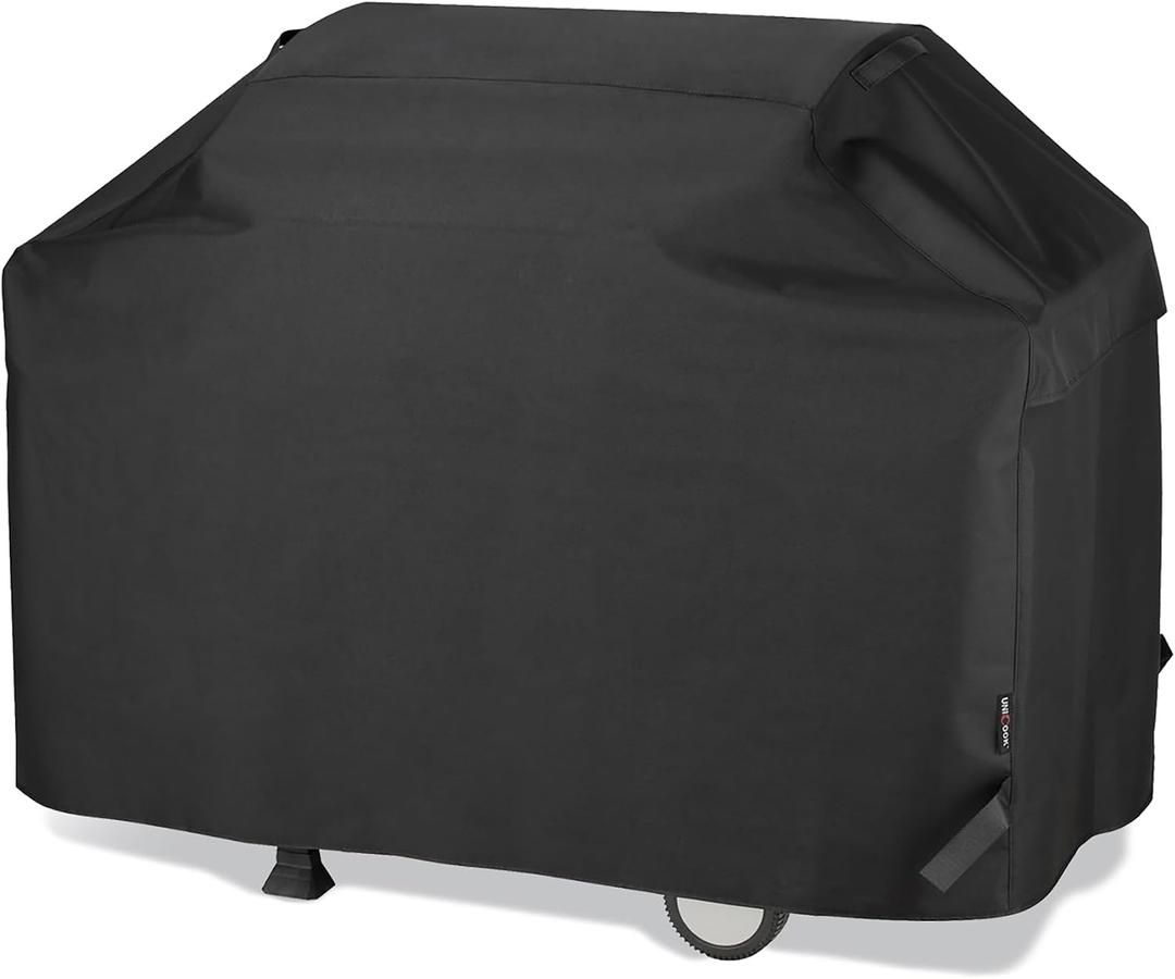 UNICOOK Heavy Duty Waterproof Barbecue Gas Grill Cover, 75-inch XX-Large BBQ Cover, Special Fade Resistant, Durable and Convenient, Fits Grills of Weber Char-Broil Nexgrill Brinkmann and More