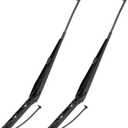 1 Pair Front Windshield Wiper Arm Kit Compatible with 2002-2007 Silverado Avalanche Suburban Tahoe Sierra Yukon Escalade Replaces OE 42694 42547 15829647 15829648