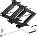 Kohree 6500lbs Heavy Duty RV Stabilizer Jacks 2 Pack, 24 Inch Leveling Scissor Jack for Travel Trailer Camper, with Crank Handle and Drill Socket