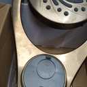 Delta 5-Setting HydroRain 2-in-1 Dual Shower Head with ProClean Spray, Brushed Gold High Pressure Shower Head with Handheld Spray, 1.75 GPM Flow Rate, Champagne Bronze 75419CZ