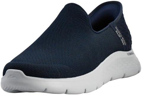Skechers Men's Hands Free Slip-ins Go Walk Flex No Hands Sneaker, Dark Blue 11,5