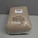 tchdio Waffle Bath Mat-Runner Rug, Super Absorbent Non Slip Bath Mats for Bathroom Machine Washable Long Rugs with Tassels, Bath Rugs for Bathroom Floor Beside Tub, 2' x 6' (Brown)