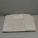 StorageWorks Hanging Closet Organizer, 3-Shelf Hanging Closet Shelves with Top Shelf, 15 "W x 12" D x 31" H, Extra-Large Space, Ivory White