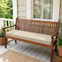 Outdoor Bench Cushion 60x18x3.5 Inch Classic Park Chair Cushion for Outdoor, Indoor Furniture Tufted Patio Bench Seat Cushion, Fade Resistant Outdoor Cushions Park Chair Cushion for Porch Swing Couch
