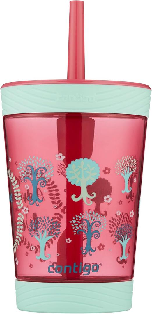Contigo Kids Spill-Proof 14oz Tumbler with Straw and BPA-Free Plastic (Sprinkles Pink)