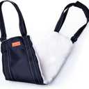 LOOBANI Portable Dog Sling for Back Legs, Hip Support Harness to Help Lift Dogs Rear for Canine Aid and Old K9 Cruciate Ligament Rehabilitation (Small)