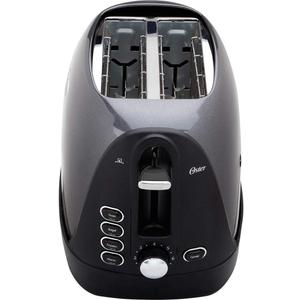 Oster 2-Slice Toaster, Grey (Metallic Gray)