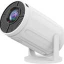 Mini Projector with WiFi ,720P HDMI 150 ANSI Portable Projector, Lightweight Adjustable Angle Stand, Manual focusing, Compatible with Smartphone/TV Box/Laptop, for Home Entertainment