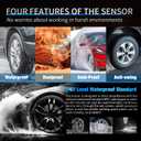 Nilight TPMS Sensor Compatible with 2010 2011 2012 2013 2014 2015 2016 2017 2018 2019 2020 Dodge Chrysler Jeep 2012-2019 Fiat 500 2011-2013 Ram 433Mhz Tire Pressure Monitoring Sensors