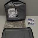 Rest-Eazzzy Cat House for Outdoor Cats, Weatherproof and Insulated Feral Cat House with Mat and Clip, Easy to Put Together, Selfwarming Cat Shelter for Winter(Grey, Waterproof House-S)