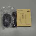 TECKNET Wireless Mouse (BT5.0/3.0 & 2.4G) Rechargeable 4800 DPI Silent USB A & Bluetooth Mouse 6 Buttons, Wide Compatibility - Grey