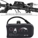 ‌S810 Bike Computer Display - 36V/48V Water Proof Cycling Meter with Speed Tracking for JN Controller & Pasion E-Bikes,22.2mm Handlebar Mount