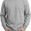 Zylioo Men Tall Sweatshirt Crewneck Pullover Long Fit Soft Casual Sweatshirt Top for Tall Men Daily Wear (Gray, S)