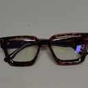 livho Oversized up to 99% Blue Light Blocking Glasses for Woman - Rectangle Fashion Glasses for Computer, Chic Preppy Frame