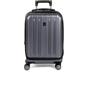 DELSEY PARIS Titanium Hardside Expandable Luggage with Spinner Wheels Carry-On Luggage, Graphite, Carry-On 19 Inch