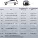 6-Layer Car Cover Waterproof All Weather for Automobiles,Universal Fit for SUV,Outdoor Full Cover Rain Sun UV Protection with Zipper Cotton,Fit SUV Jeep-Length (184" to 190")