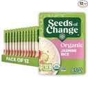 SEEDS OF CHANGE Organic Jasmine Microwave Rice, 8.5 oz (12 Pack) EXP: 12/2027