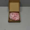 Vicenpal 25 Pcs Vintage Mini Picture Frames Baroque Antique Small Resin Jewelry Display Table Frame for Christmas DIY Photo Holiday Party Decoration (Pink)