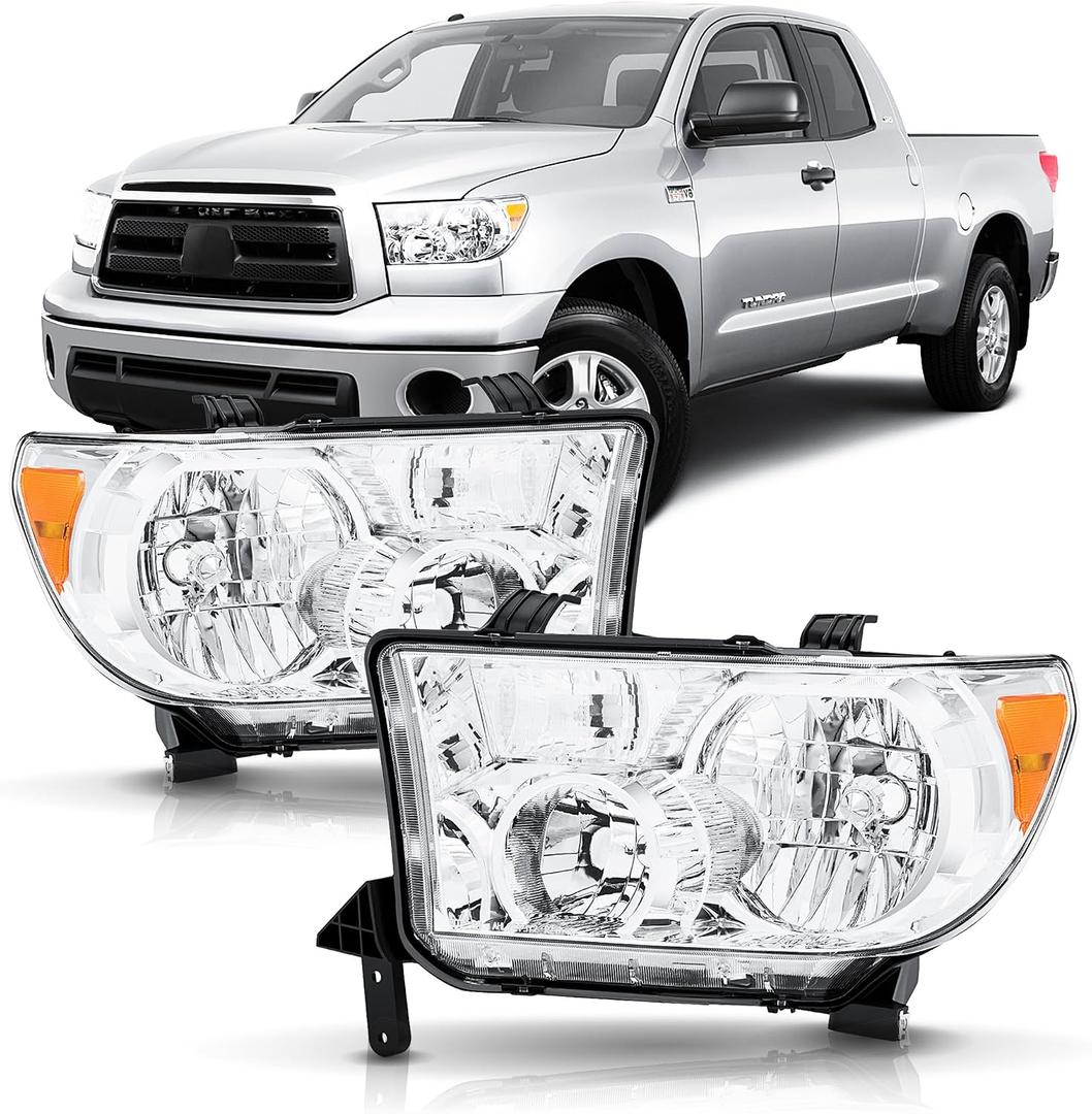 Headlight Assembly for 2007-2013 Toyota Tundra with Level Adjuster