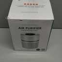 MEGAWISE H13 HEPA Air Purifier for Bedroom, Office & Small Rooms, 3-Stage Filtration with 360 Air Intake, 24dB Quiet Sleep Mode, Activated Carbon Filter for Smoke, Dust, Pet Dander & Odor free