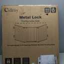 78" Extra Wide Baby Gate, Dog Gates Indoor for Doorways Stairs, Essential Safety Gate for Child, Hardware Mounted Adjustable Pet Gate with Anti-Trip Pedal, 28'' Tall 3 Metal Panels Black