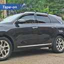 Window Visors Rain Guards for 2016 2017 2018 2019 2020 Kia Sorento, Out-Channel Window Vent Wind Deflectors Visors Shades for 16 17 18 19 20 Sorento
