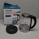 Cosori Electric Kettle, No Plastic Filter & Spout, Stainless Steel Inner Lid, Tea Kettle & Hot Water Boiler For Coffee & Tea, Water Heater & Teapot, Automatic Shut Off, Black, 1.7L/1500W (1.8 Quarts)